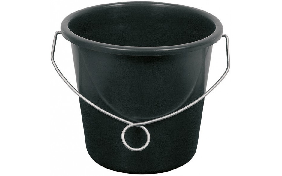 Baueimer, aus Polyethylen, mit Ringbügel, Inhalt l: 12