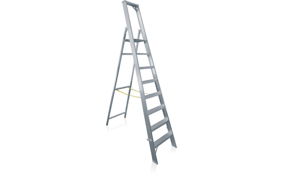 Plattformleiter aus Aluminium, Sprossen: 8, Höhe m: 2,65