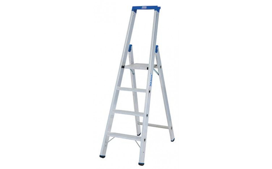 Stabilo Stufen-Stehleiter,Sprossen 4,Höhe 1,70m,Arbeitshöhe 2,95m,Gewicht 6,4kg