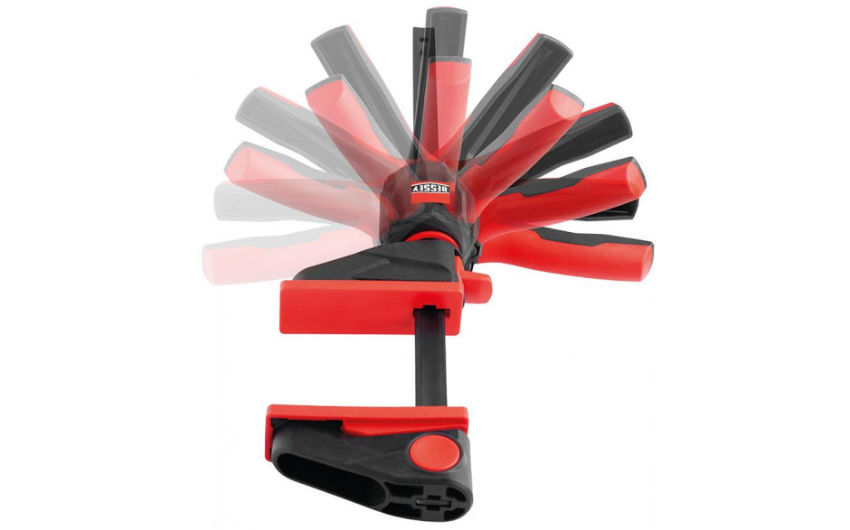 Einhandzwinge mit drehbarem Griff EZ360 300x80