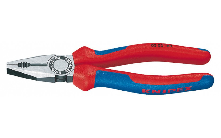 Kombizange DIN 5244 mit 2 Komponenten-Griff 200 mm