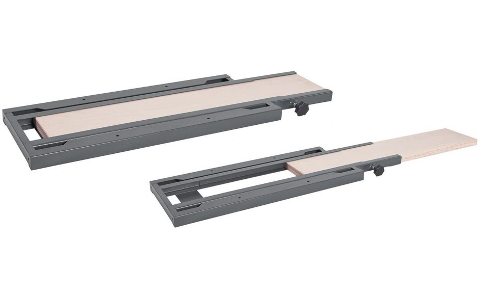 RECA MAXMOBIL Werkplatte ausziehbar inklusive Zwischenrahmen 735 mm, RAL 7016 Struktur NWPAP 73-R