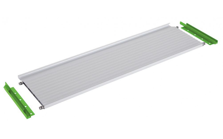 RECA MAXMOBIL Aluminium-Klappe 211-485 mm, inklusive Montagesatz, Klappenführung RAL 6018 Struktur AK.20-48-R