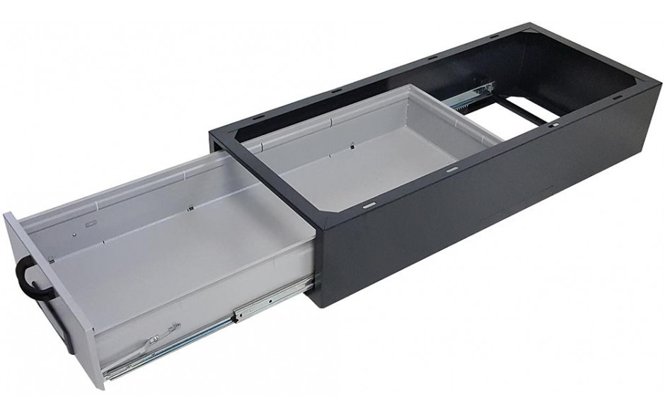RECA MAXMOBIL Großraumschublade mit Gehäuse 255 x 550 x 1530 mm, RAL 7016 Struktur GSL 153-25-55-R