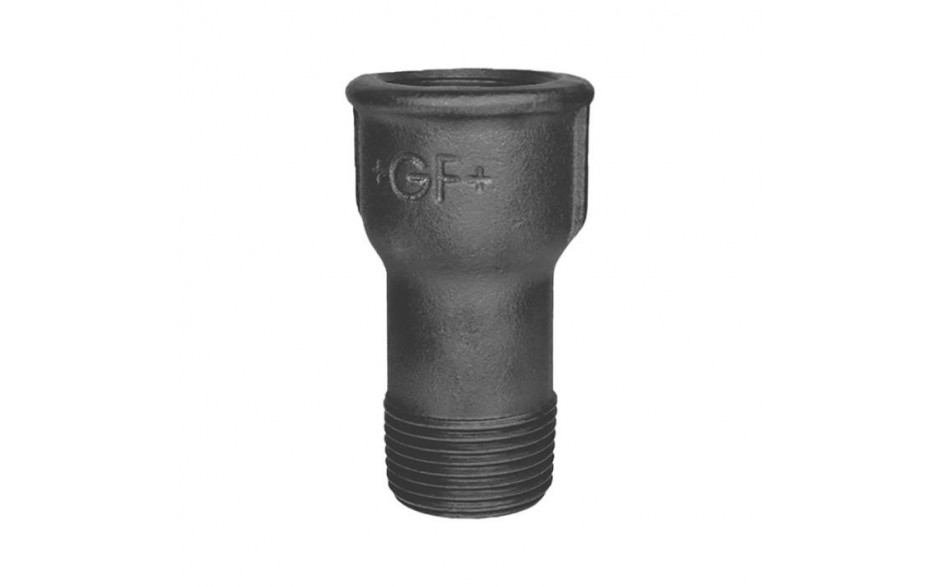 Fig. 526 - Verlängerung - Temperguß - blank - 1/2 Zoll x 100 mm ( +GF+ )