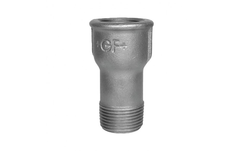 Fig. 526 - Verlängerung - Temperguß - verzinkt - 1/2 Zoll x 30 mm ( +GF+ )