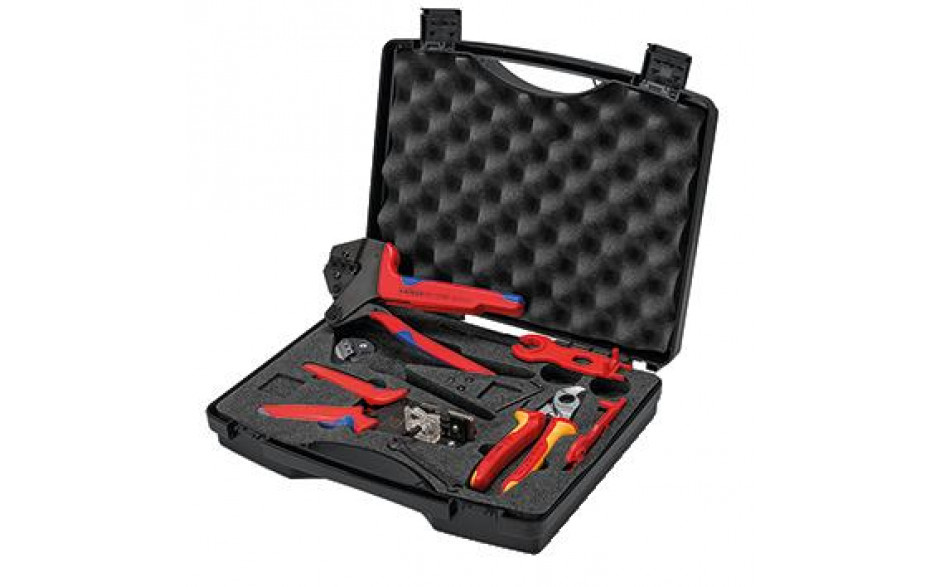 Werkzeugkoffer Photovoltaik für Solar-Steckverbinder MC4 (Multi-Contact) 2,5 - 6,0mm2 7-tlg