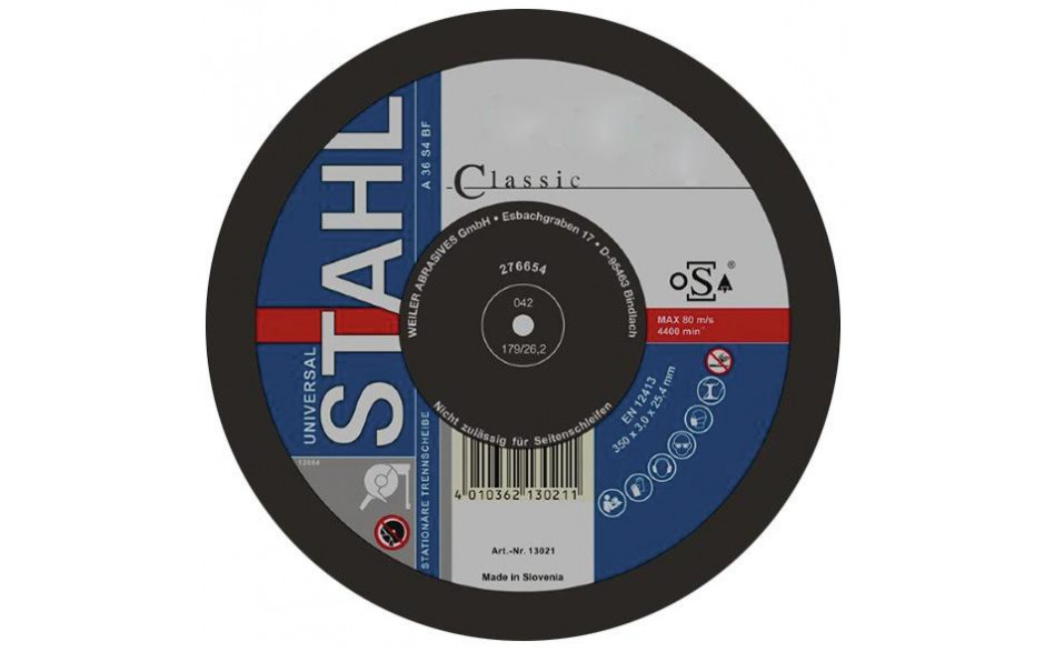 TRENNSCHEIBE 350/356 x 3,0 x 25,4 A46N4BF68M