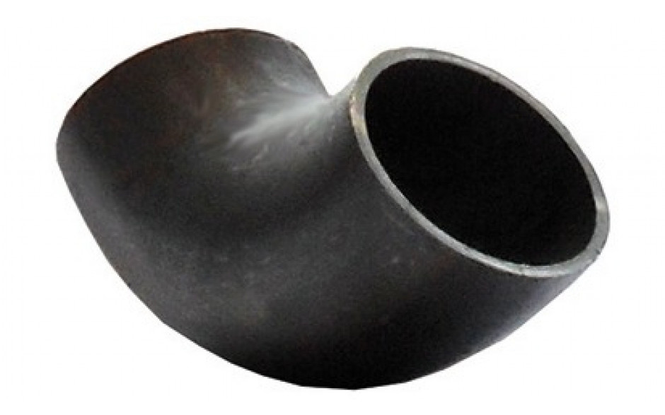 Nahtloser Rohrbogen DIN 2605-1 Bauart 3 90° Stahl St37 blank 76,1 x 2,9 mm