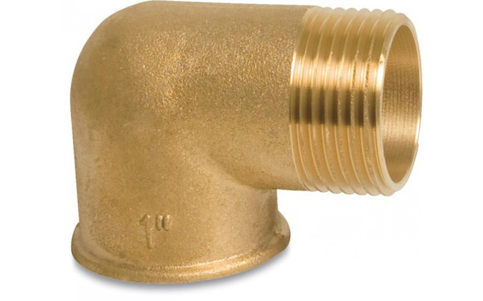 Fig. 92 - Winkel 90° - Messing - blank - 4 Zoll