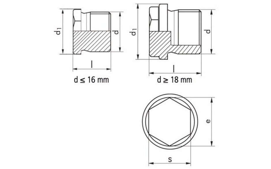 Verschlussschraube DIN 7604A - Stahl - blank - M22 X 1,5