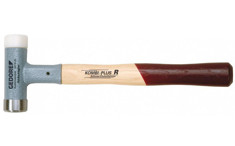 GEDORE Rückschlagfreier Schon- und Schlosserhammer KOMBI-PLUS R 40 mm -247 H-40- Nr.:1687883