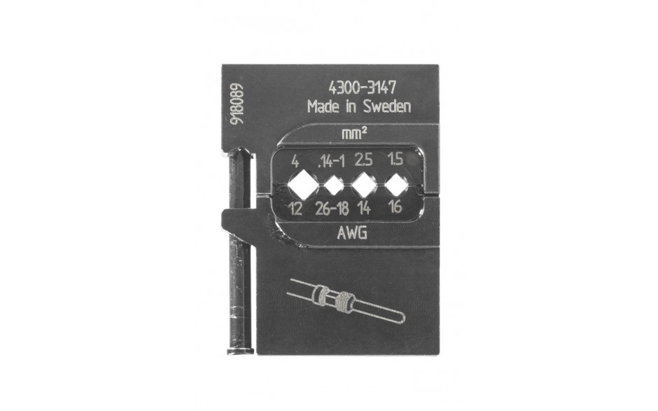 GEDORE Modul-Einsatz für schwere Steckverbinder 1,5-4 mm -8140-18- Nr.:1830732