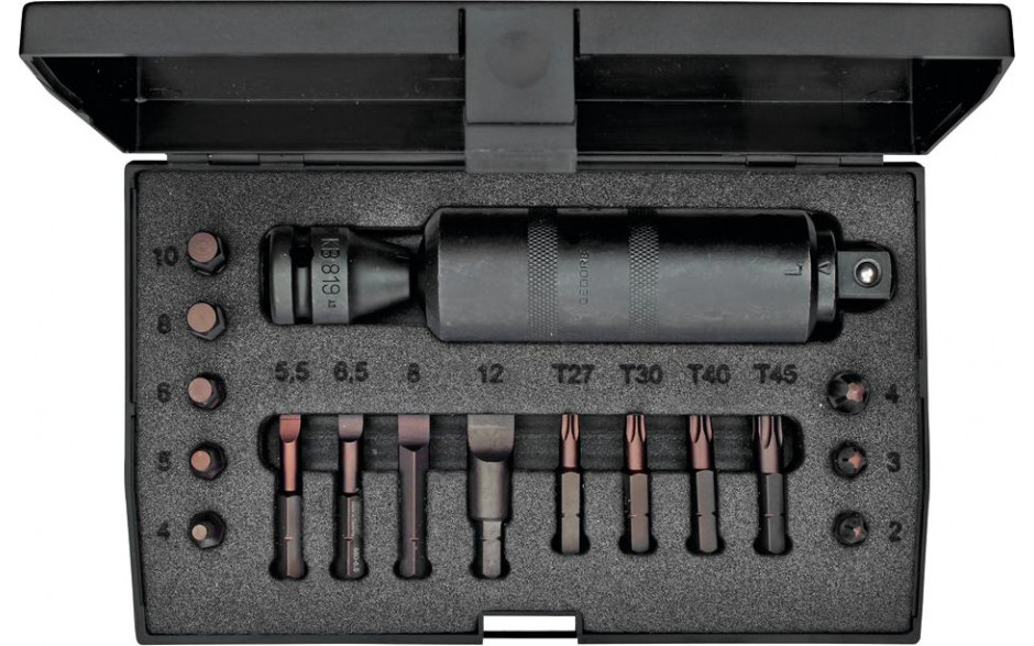 GEDORE Handschlagschraubendreher-Satz K1900/018 komplett in Kassette 18-teilig