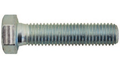 SB-Sechskantschraube EN 15048 - ISO 4017 - 8.8 - verzinkt blau (A3K) - M10 X 35 - CE