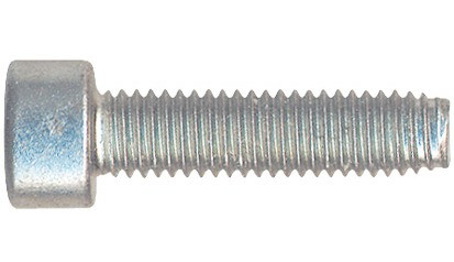 Gewindefurchende Schraube DIN 7500EE - Stahl - verzinkt blau - M4 X 12