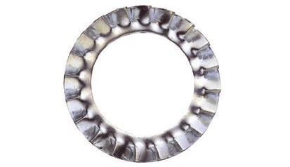 Fächerscheibe DIN 6798A - Federstahl - verzinkt blau - M22=23mm