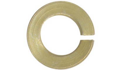 Federring DIN 128B - Federstahl - mechanisch verzinkt gelb - M10=10,2mm
