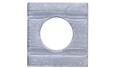 Vierkantscheibe DIN 434 - 100HV - Stahl - verzinkt blau - M30=33mm