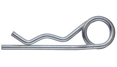 Federstecker doppelt - verzinkt blau - 5mm