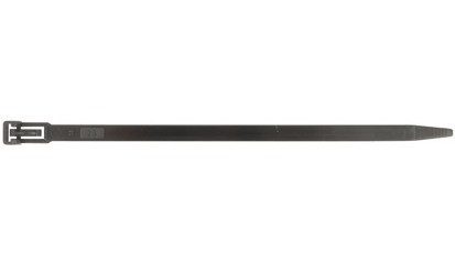 Kabelbinder - schwarz - lösbar - 360 X 7,5 mm (L x B)