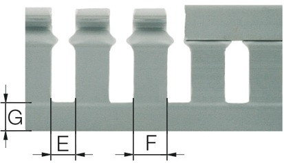 Verdrahtungskanal T1 - 25 X 60 - grau - 1 Stk = 2 m