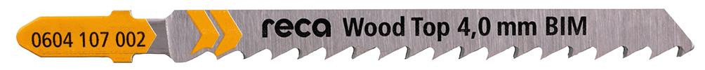RECA Stichsägeblatt Wood Top 2,5 mm für saubere, gerade Schnitte 75/100 mm