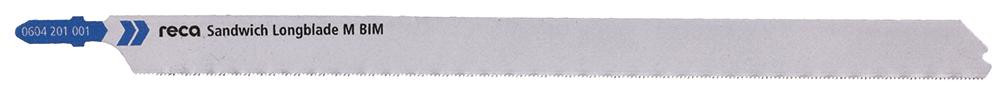 RECA Stichsägeblatt Sandwich Metal Longblade 1,1 mm für Winkelschnitte 230/250 mm