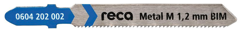 RECA Stichsägeblatt Metal 1,2 mm für gerade Schnitte 50/75 mm