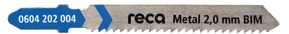 RECA Stichsägeblatt Metal 2 mm für gerade Schnitte 50/75 mm