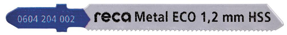 RECA Stichsägeblatt Metal Eco 1,2 mm für gerade Schnitte 55/77 mm