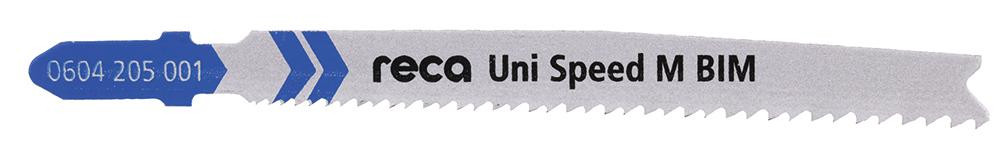 RECA Stichsägeblatt Uni Speed Metal 1,2 - 2,6 mm für gerade, schnelle Schnitte