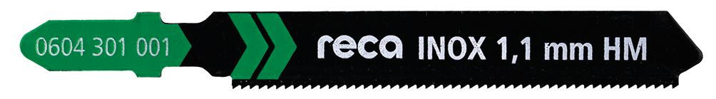 RECA Stichsägeblatt Inox 1,1 mm für feine, gerade Schnitte 55/83 mm