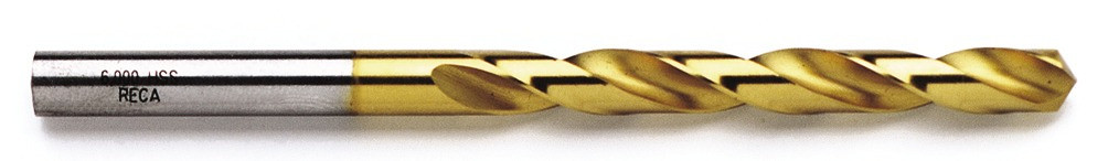 RECA Spiralbohrer HSS-TIN DIN 338-N Durchmesser 3,5 mm Zylinderschaft