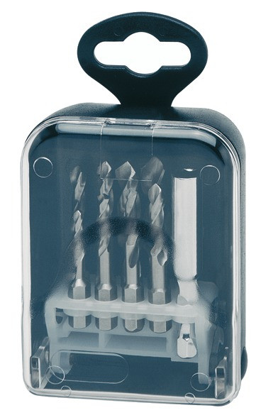 RECA Einschnitt Gewindebohrer Bit Clip Set M4, M5, M6, M8 mit Adapter