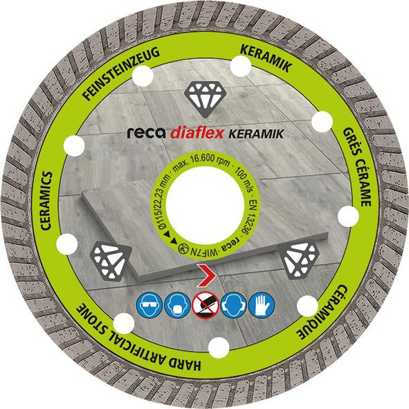 RECA Diaflex-Diamanttrennscheibe für Spezial Keramik 115mm