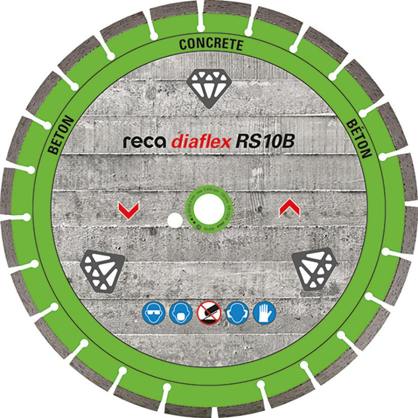 RECA diaflex Diamanttrennscheibe RS10B Beton spezial 350/20 mm