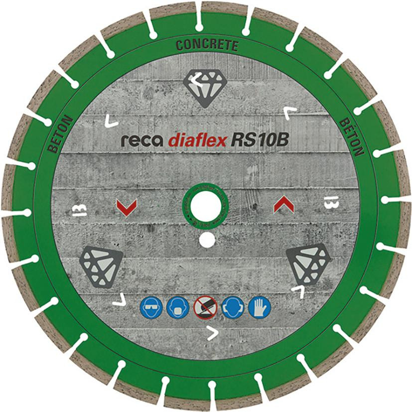 RECA diaflex Diamanttrennscheibe RS10B Beton spezial 300/25 mm