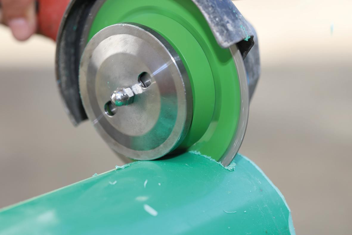 Führungsrolle für diaflex HM Trenn- und Frässcheibe
