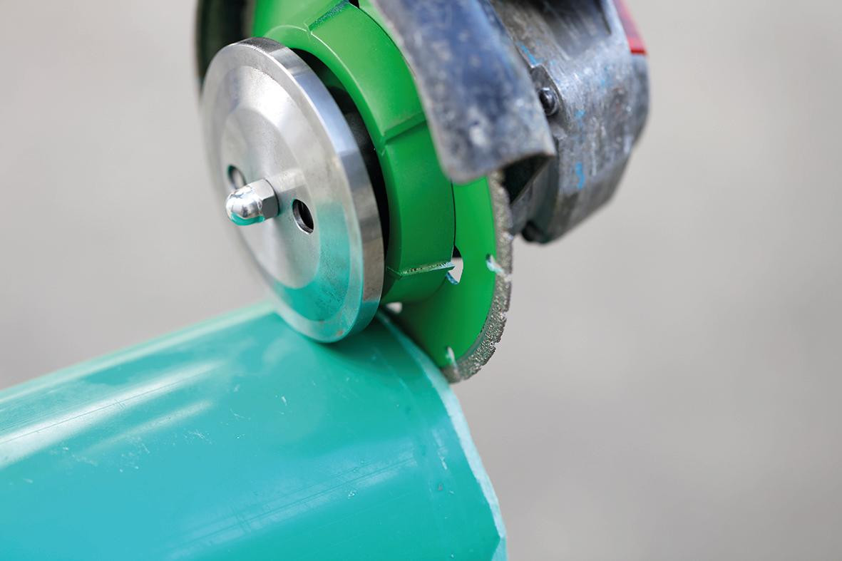 Führungsrolle für diaflex HM Trenn- und Frässcheibe