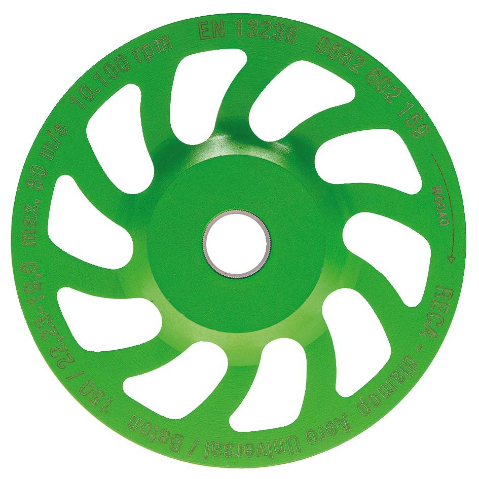 RECA diamop aero Diamantschleiftopf RS10B Beton 180 x 22,2 mm