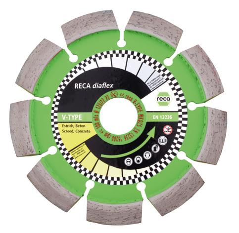 RECA DIA-V-Fräser RS10AB 125 x 9.6 x 22,23 mm