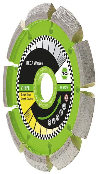 RECA DIA-V-Fräser RS10AB 230 x 9.6 x 22,23 mm