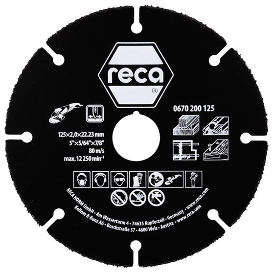 RECA Trennscheibe Multi-Cut gerade Durchmesser 76 mm Stärke 1,8 mm Bohrung 10 mm (PAK = 2 ST)