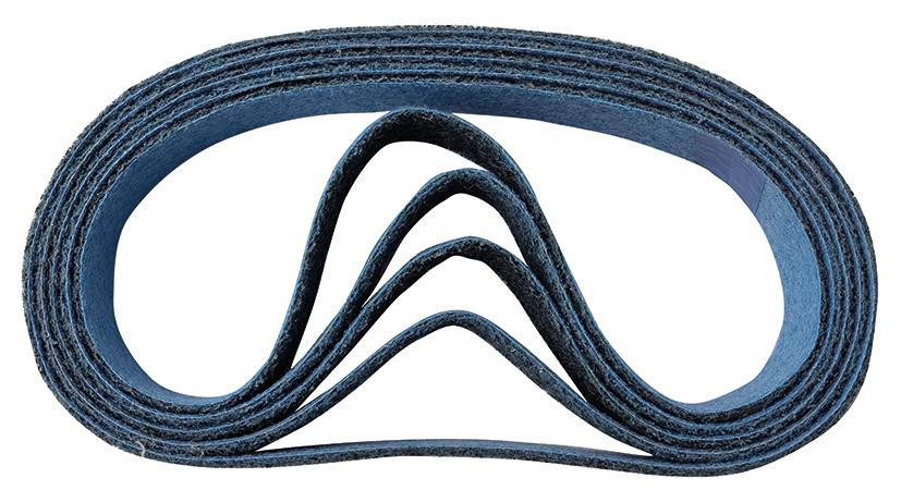 Vliesschleifband 35 x 650 mm Fein/blau