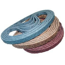 Vliesschleifband 13 x 610 mm fein/blau K280