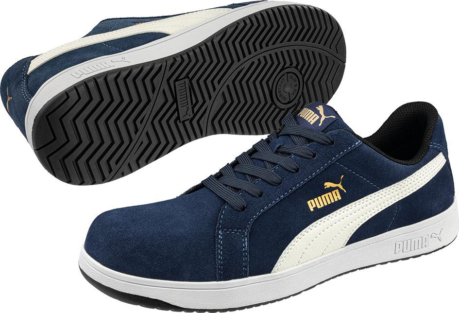 PUMA Schuh S1P Iconic Suede Navy Gr.39