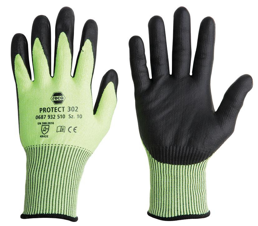 Schnittschutzhandschuh RECA Protect 302, Größe 9