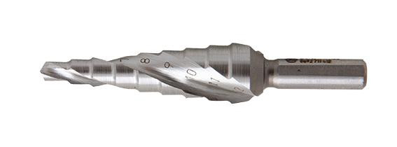 RECA Stufenbohrer HSS-CBN-tiefgeschnitten Größe 0/9 4-12 mm