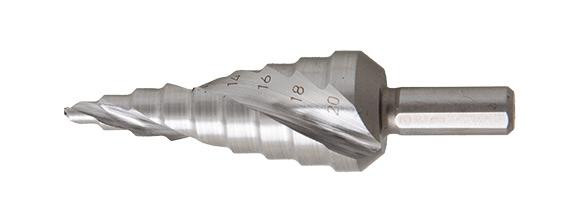 RECA Stufenbohrer HSS-CBN-tiefgeschnitten Größe 1 4-20 mm
